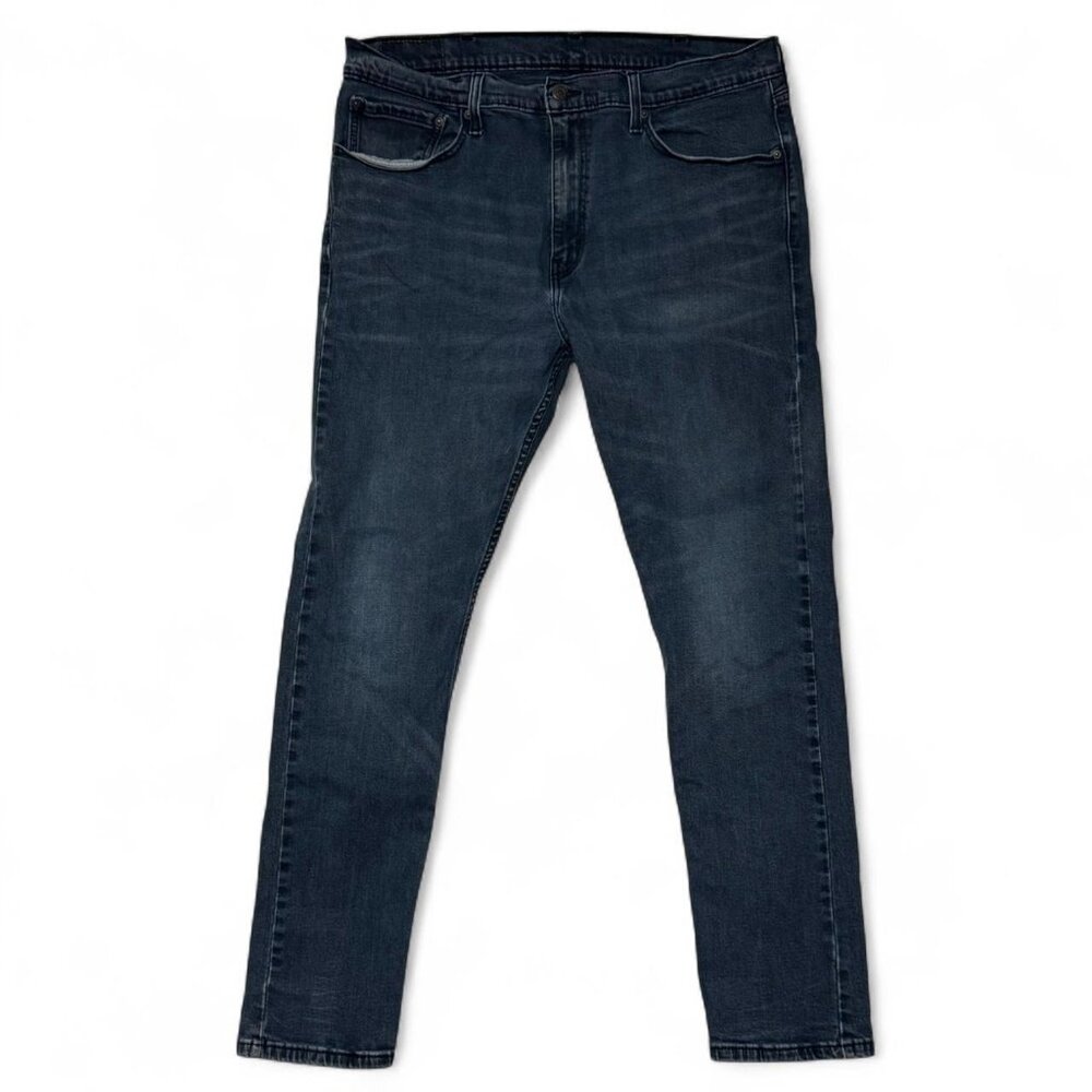Levi's 512 Jeans Mens Size 38 x 32 Slim Tapered Blue Stretch Denim